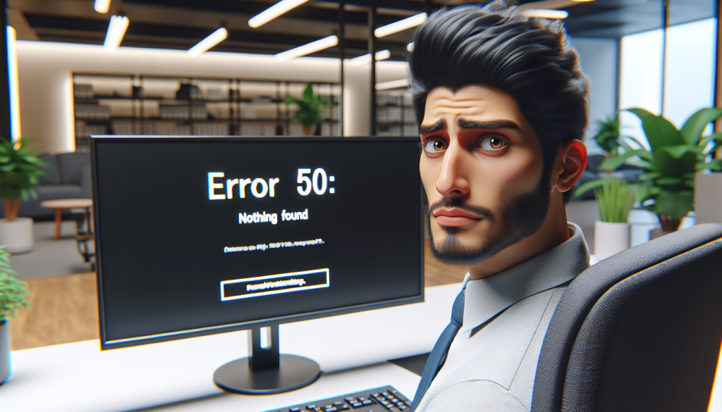 Decoding Error 50: Troubleshooting the Nothing Found Dilemma